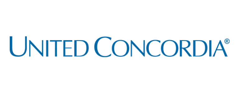 United Concordia logo in blue text on white background